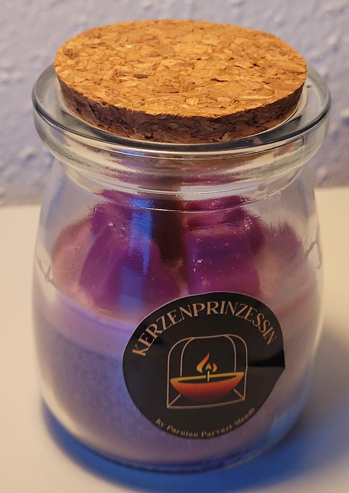 Licht mit Herz / Kerze im Glas pro Stück