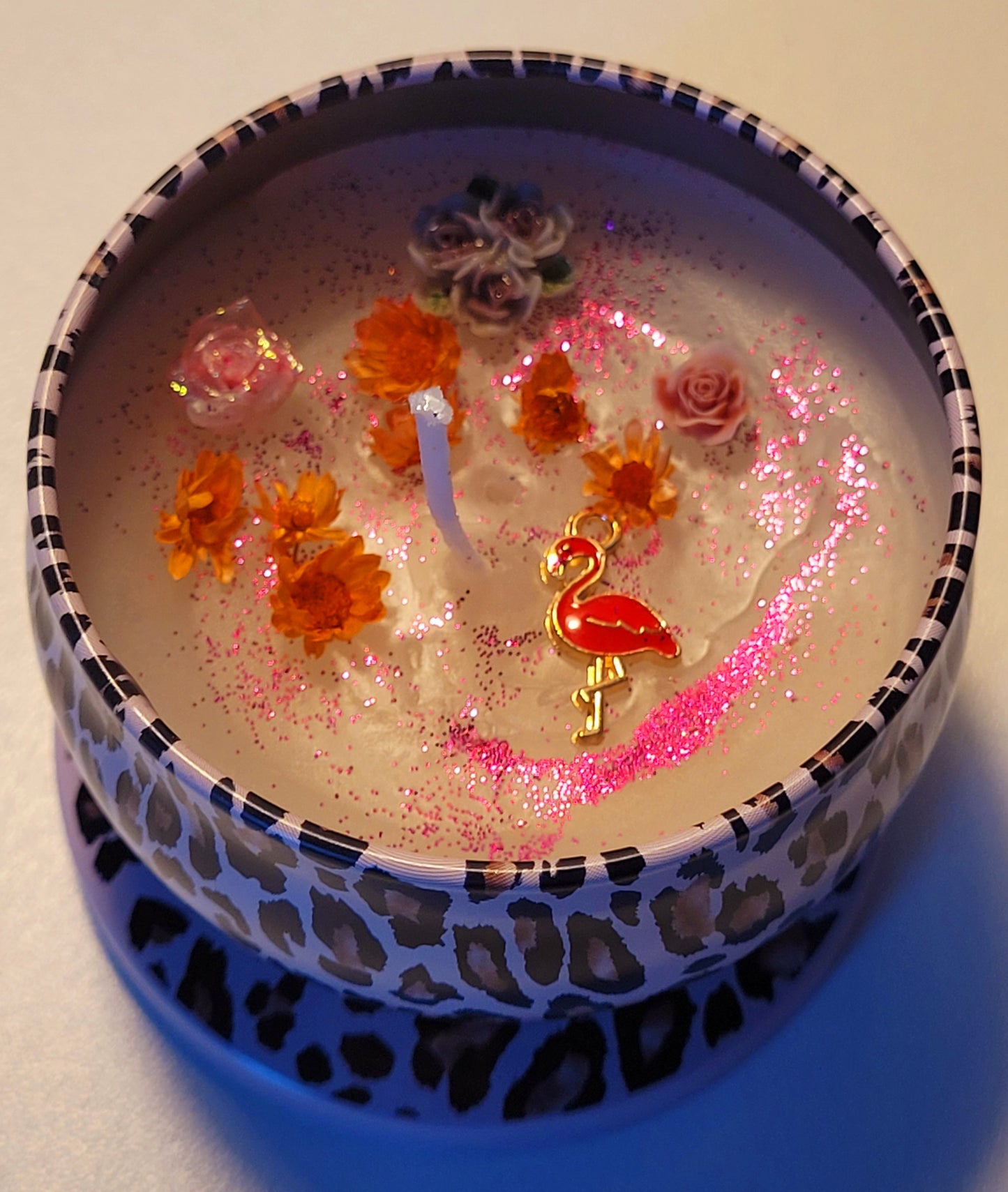 Kerzen in Metalldosen 4 Stück