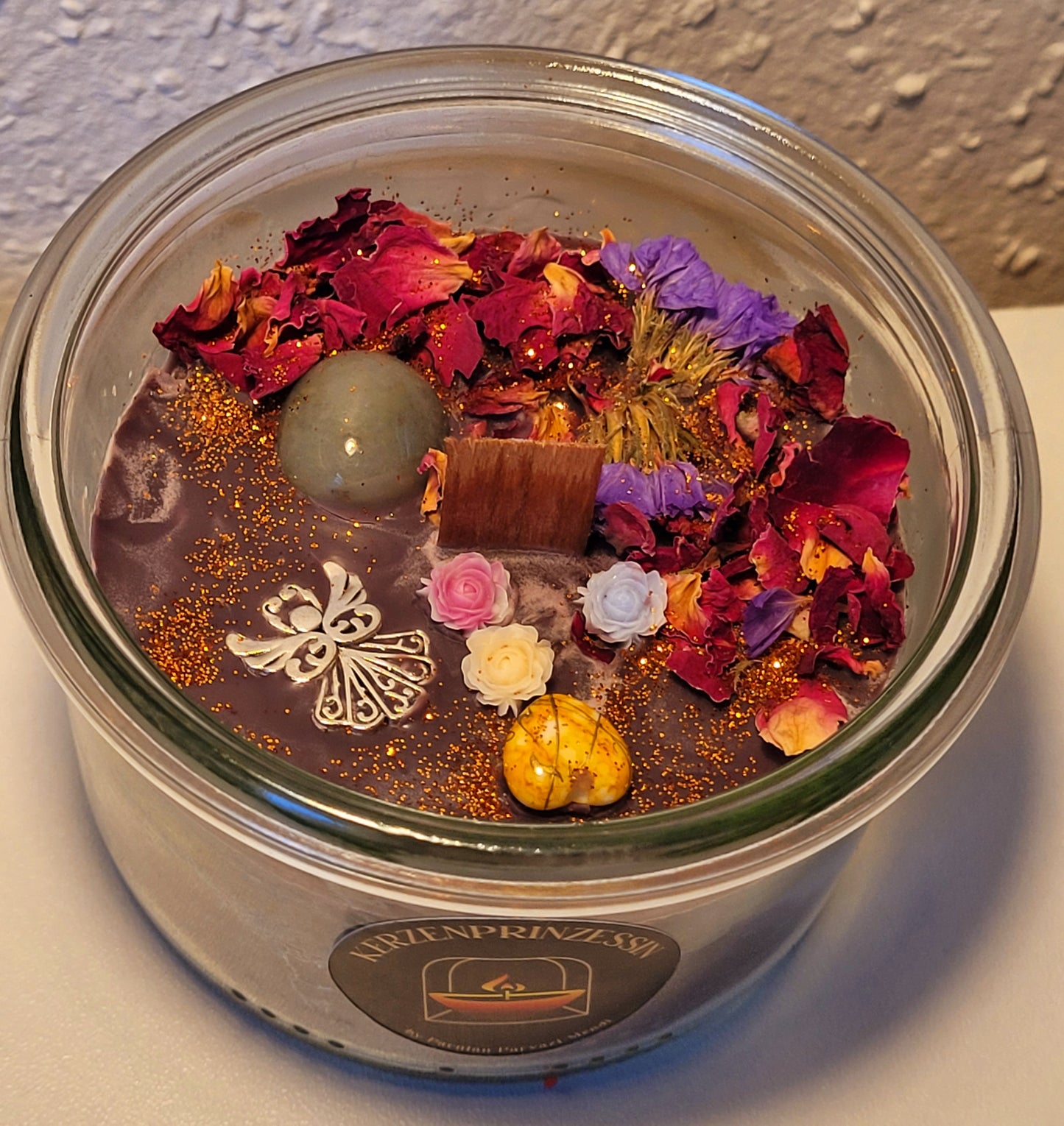 Engel des Herzens Kerze