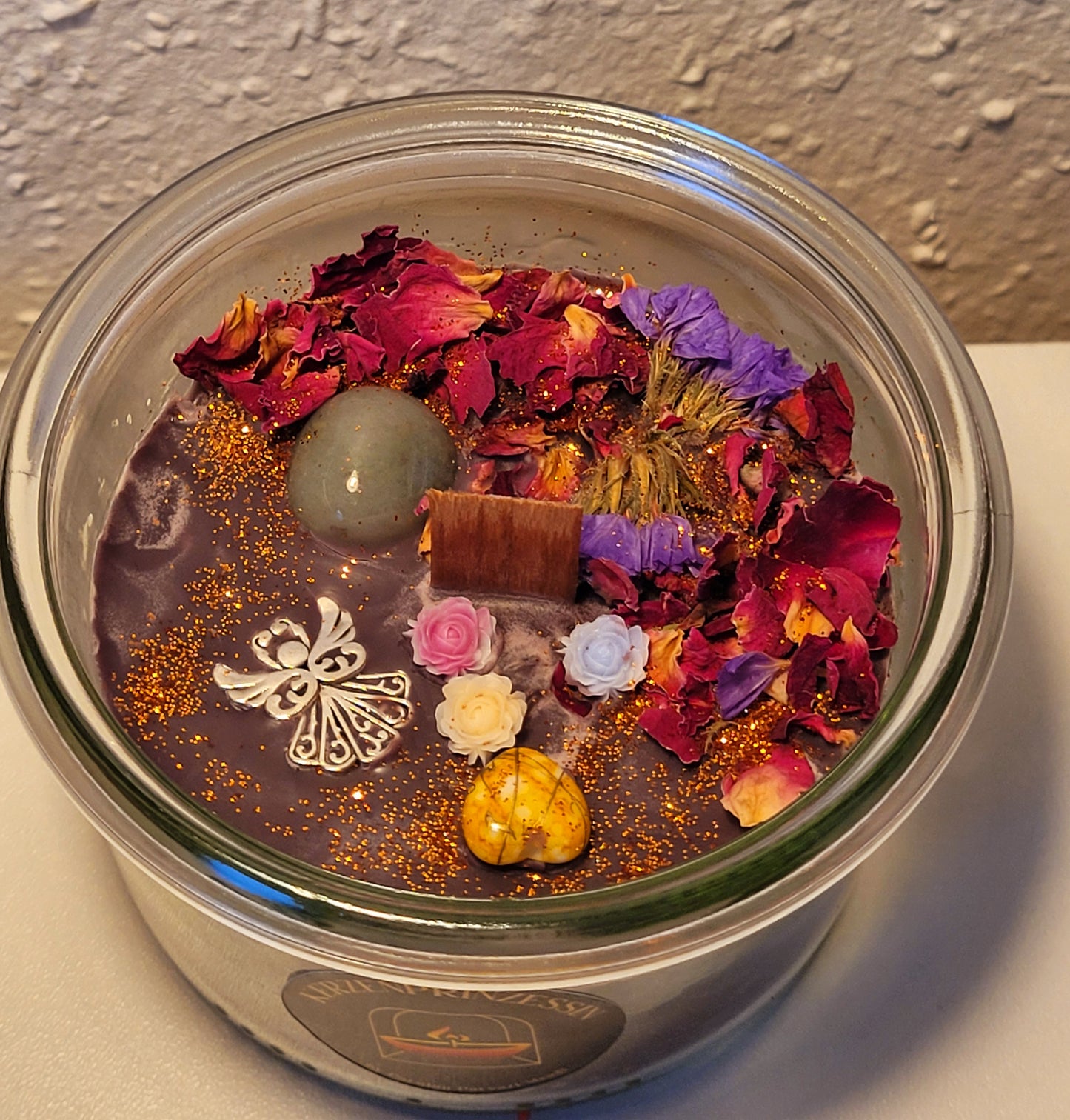 Engel des Herzens Kerze