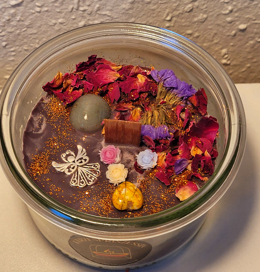 Engel des Herzens Kerze