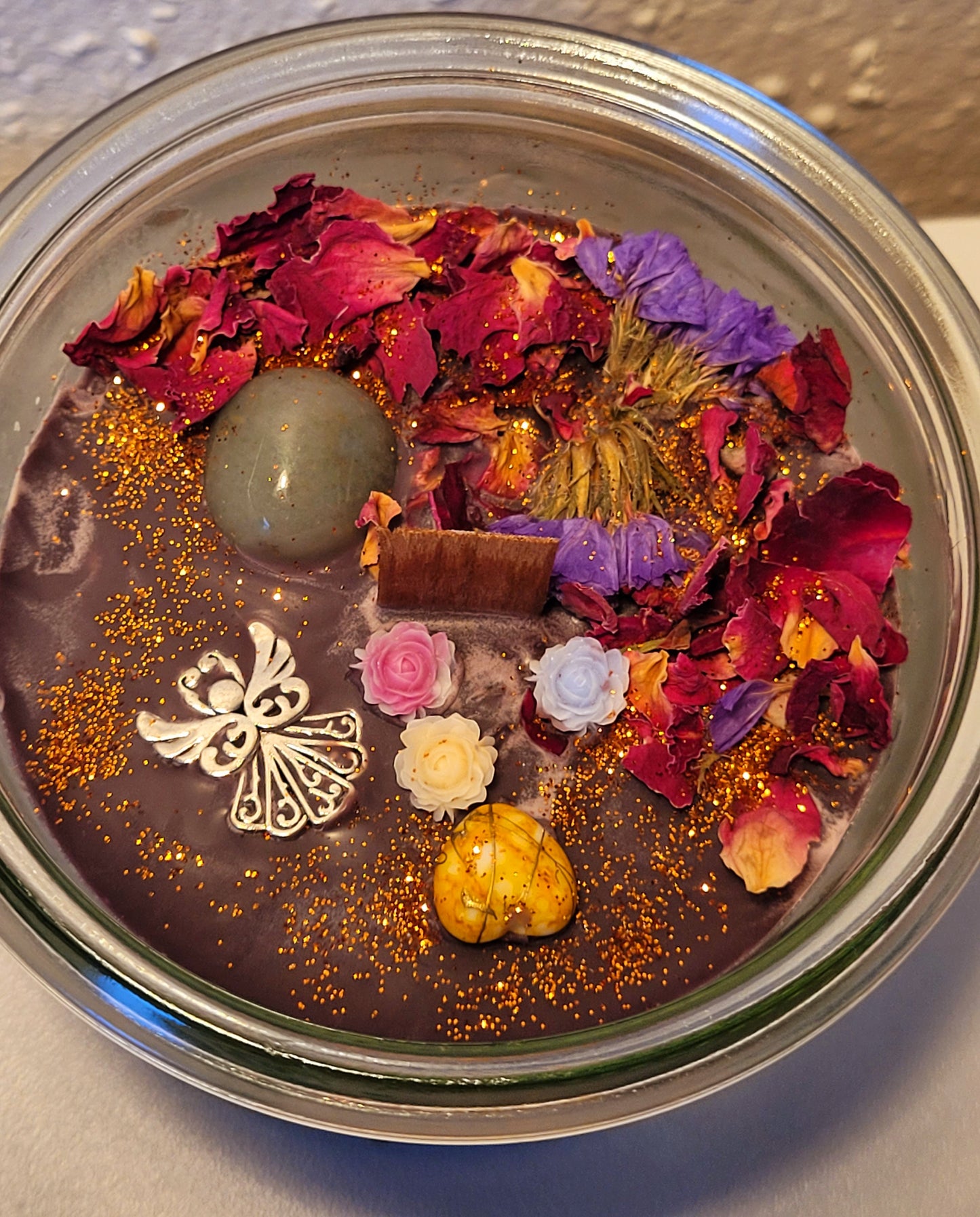 Engel des Herzens Kerze