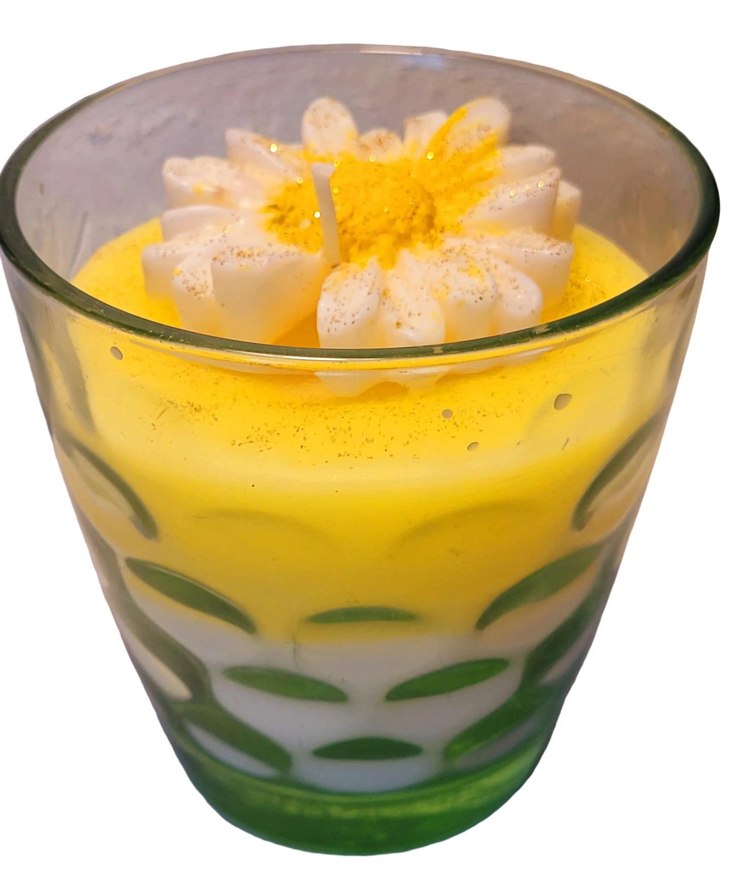 Sonnenlicht Blume - Kerze im Glas