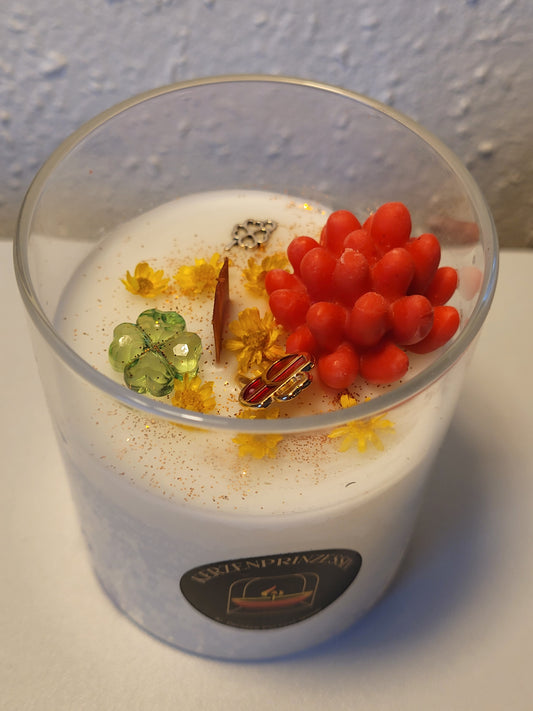 Kerze im Glas - Glückskerze