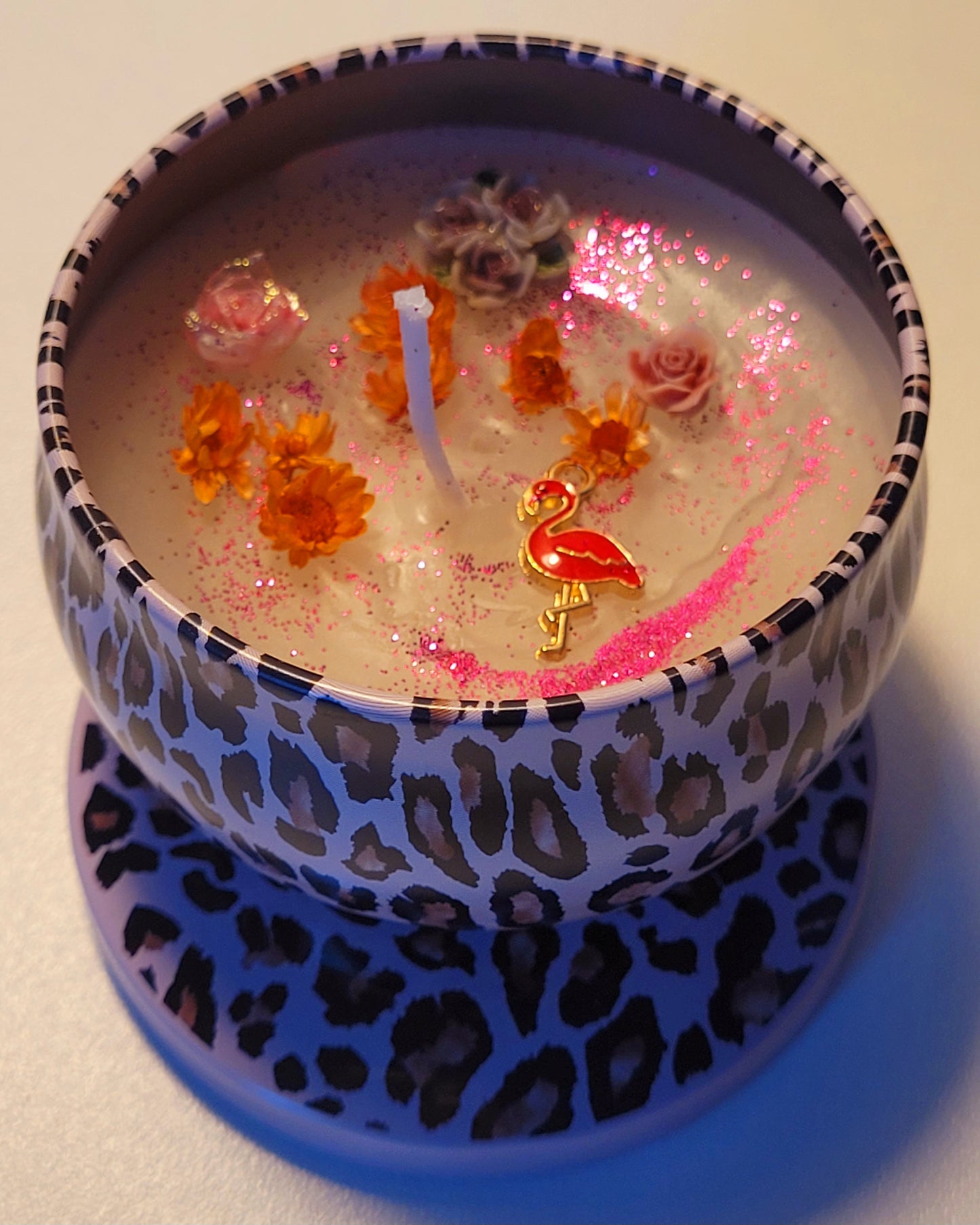 Kerzen in Metalldosen 4 Stück