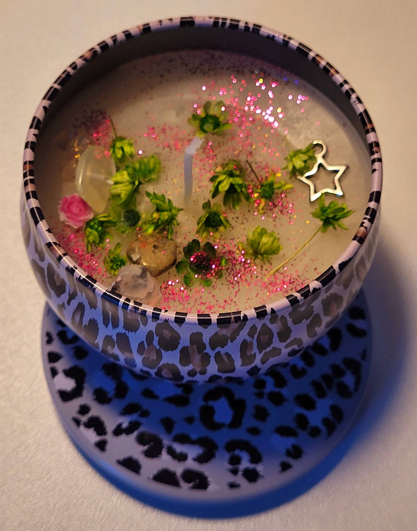 Kerzen in Metalldosen 4 Stück